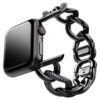 Pulseira em corrente para Apple Watch® 40 mm e 41 mm, preta, acabamento preto Pulseira em corrente para Apple Watch® 40 mm e 41 mm, preta, acabamento preto