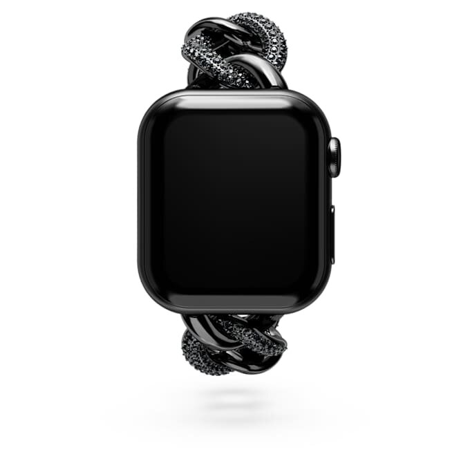 Pulseira em corrente para Apple Watch® 40 mm e 41 mm, preta, acabamento preto Pulseira em corrente para Apple Watch® 40 mm e 41 mm, preta, acabamento preto