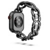 Pulseira em corrente para Apple Watch® 40 mm e 41 mm, preta, acabamento preto Pulseira em corrente para Apple Watch® 40 mm e 41 mm, preta, acabamento preto