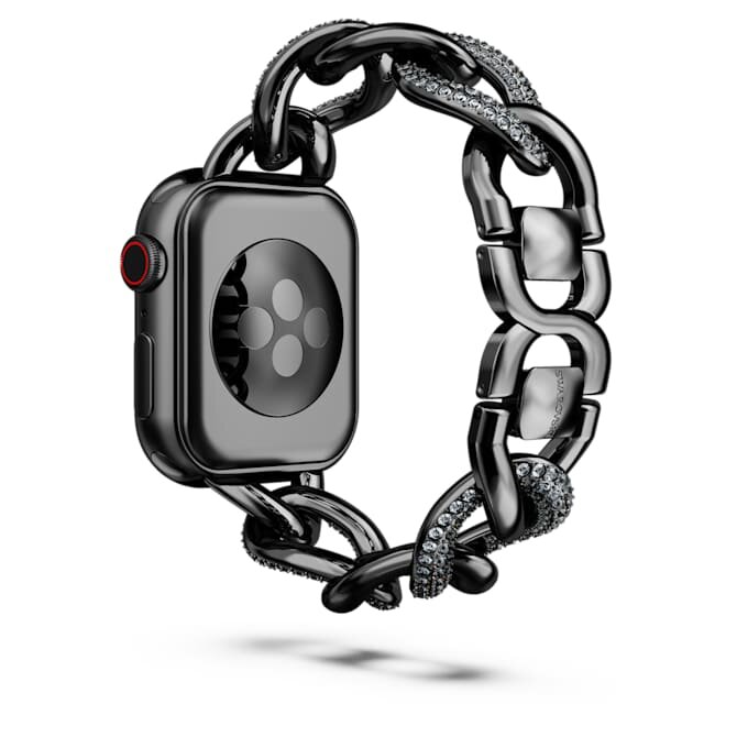 Pulseira em corrente para Apple Watch® 40 mm e 41 mm, preta, acabamento preto Pulseira em corrente para Apple Watch® 40 mm e 41 mm, preta, acabamento preto