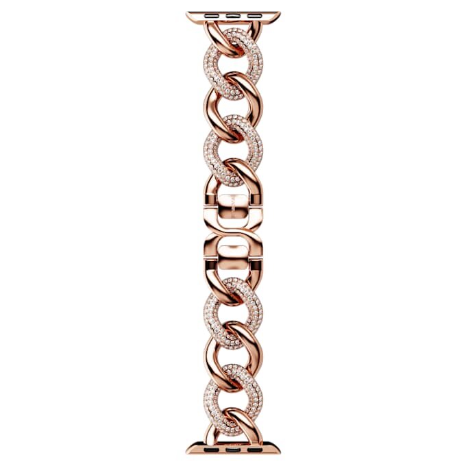 Pulseira em corrente para Apple Watch® de 40 mm e 41 mm, tom ouro-rosa, acabamento em tom ouro-rosa Pulseira em corrente para Apple Watch® de 40 mm e 41 mm, tom ouro-rosa, acabamento em tom ouro-rosa