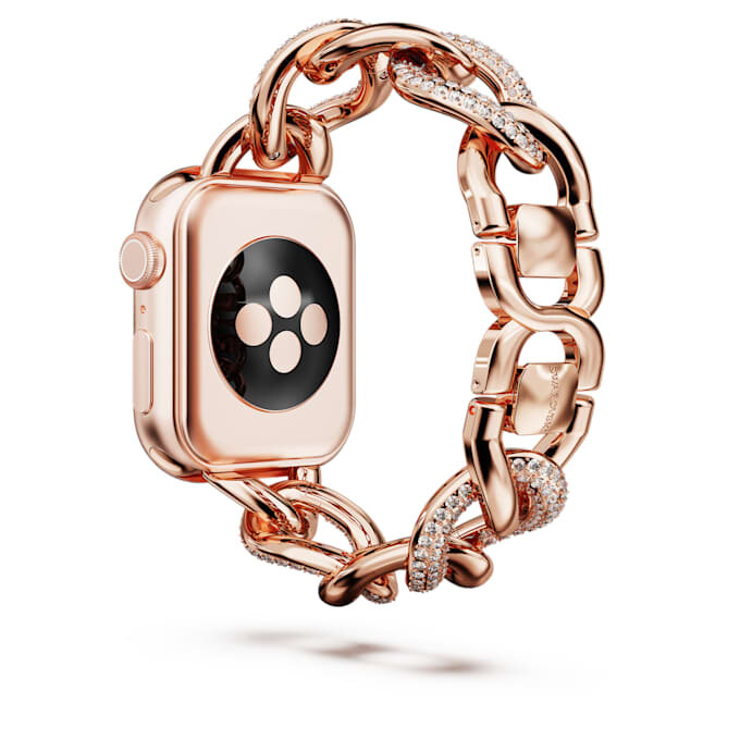 Pulseira em corrente para Apple Watch® de 40 mm e 41 mm, tom ouro-rosa, acabamento em tom ouro-rosa Pulseira em corrente para Apple Watch® de 40 mm e 41 mm, tom ouro-rosa, acabamento em tom ouro-rosa