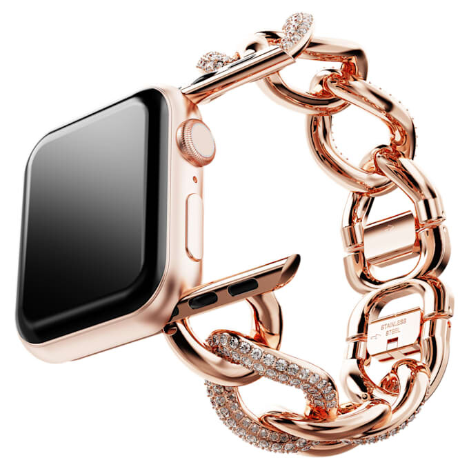 Pulseira em corrente para Apple Watch® de 40 mm e 41 mm, tom ouro-rosa, acabamento em tom ouro-rosa Pulseira em corrente para Apple Watch® de 40 mm e 41 mm, tom ouro-rosa, acabamento em tom ouro-rosa