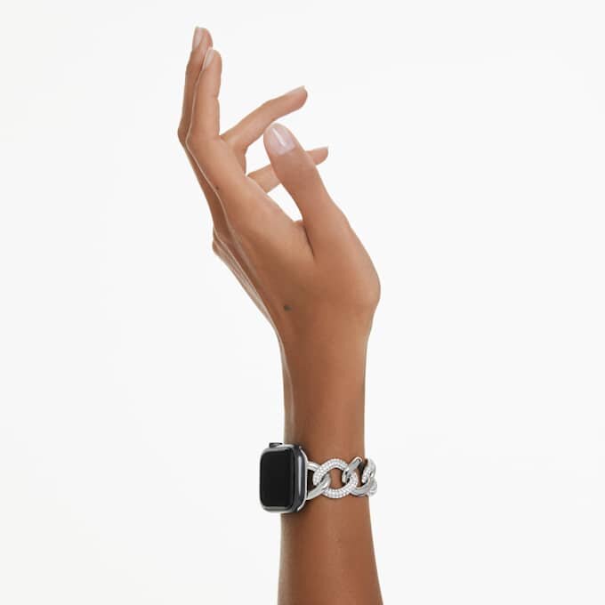 Pulseira em corrente para Apple Watch® de 40 mm e 41 mm, tom prateado, aço inoxidável Pulseira em corrente para Apple Watch® de 40 mm e 41 mm, tom prateado, aço inoxidável