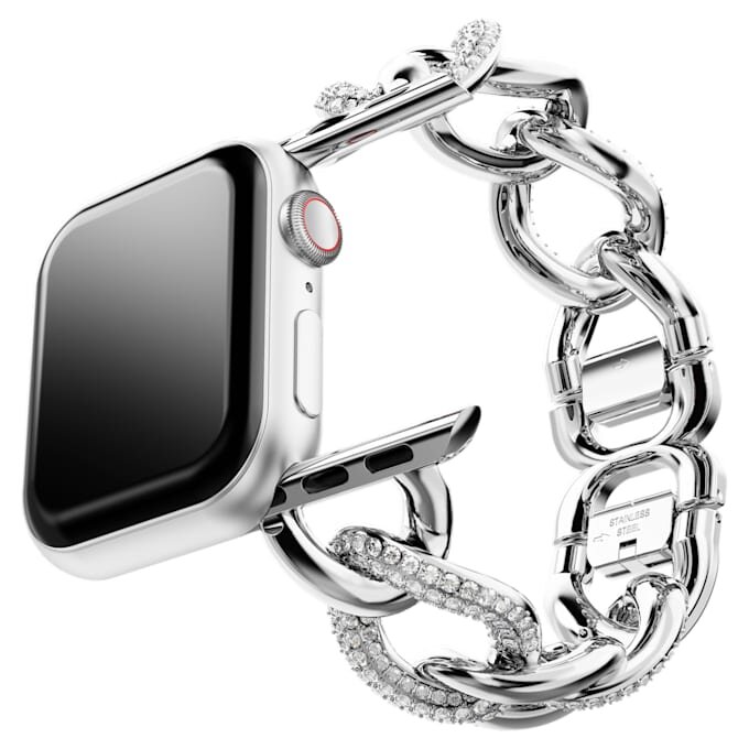 Pulseira em corrente para Apple Watch® de 40 mm e 41 mm, tom prateado, aço inoxidável Pulseira em corrente para Apple Watch® de 40 mm e 41 mm, tom prateado, aço inoxidável