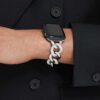 Pulseira em corrente para Apple Watch® de 40 mm e 41 mm, tom prateado, aço inoxidável Pulseira em corrente para Apple Watch® de 40 mm e 41 mm, tom prateado, aço inoxidável