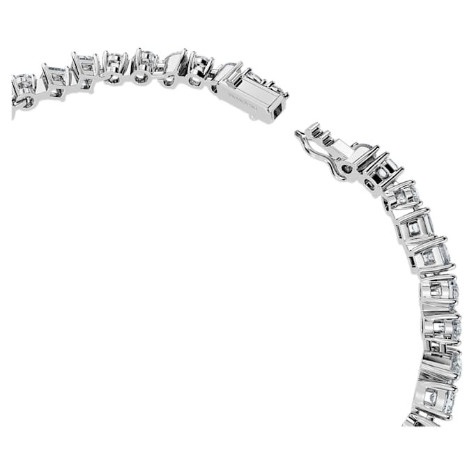 Pulseira Galaxy Tennis com diamantes cultivados em laboratório, 5 Ct Tw, formas variadas, ouro branco de 14K Pulseira Galaxy Tennis com diamantes cultivados em laboratório, 5 Ct Tw, formas variadas, ouro branco de 14K