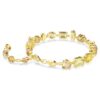 Pulseira Gema com cortes mistos, amarela, banhada a ouro Pulseira Gema com cortes mistos, amarela, banhada a ouro
