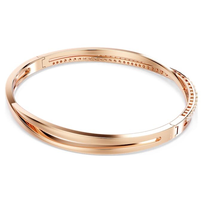 Pulseira Hyperbola Branca, banhada a tom de ouro rosa Pulseira Hyperbola Branca, banhada a tom de ouro rosa