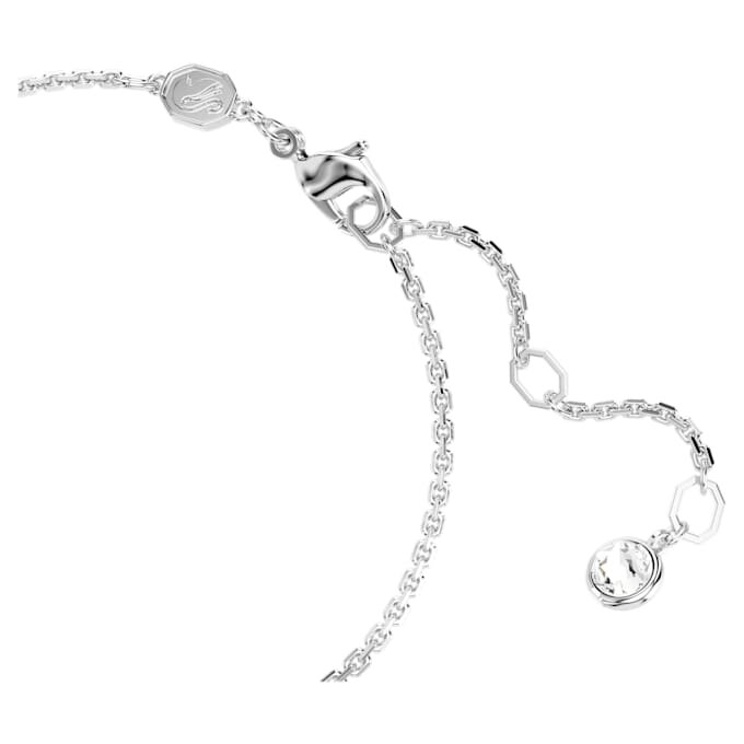 Pulseira Hyperbola Infinity, Branca, Banhada a Ródio Pulseira Hyperbola Infinity, Branca, Banhada a Ródio