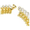 Pulseira Idyllia com corte oval, branca, banhada a ouro Pulseira Idyllia com corte oval, branca, banhada a ouro