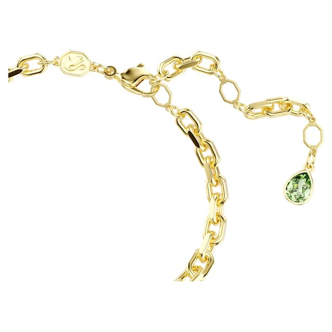 Pulseira Idyllia com cortes mistos, flor, multicolorida, banhada a dourado Pulseira Idyllia com cortes mistos, flor, multicolorida, banhada a dourado