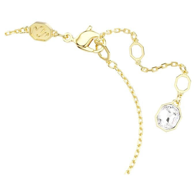 Pulseira Idyllia com cortes mistos, flor, multicolorida, banhada a dourado Pulseira Idyllia com cortes mistos, flor, multicolorida, banhada a dourado