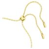 Pulseira Idyllia com cortes mistos, trevo, verde, banhada a dourado Pulseira Idyllia com cortes mistos, trevo, verde, banhada a dourado