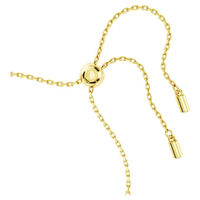 Pulseira Idyllia com cortes mistos, trevo, verde, banhada a dourado Pulseira Idyllia com cortes mistos, trevo, verde, banhada a dourado