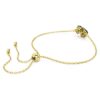 Pulseira Idyllia com cortes mistos, trevo, verde, banhada a dourado Pulseira Idyllia com cortes mistos, trevo, verde, banhada a dourado