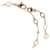 Pulseira Imber com corte redondo, branca, banhada a ouro rosa Pulseira Imber com corte redondo, branca, banhada a ouro rosa