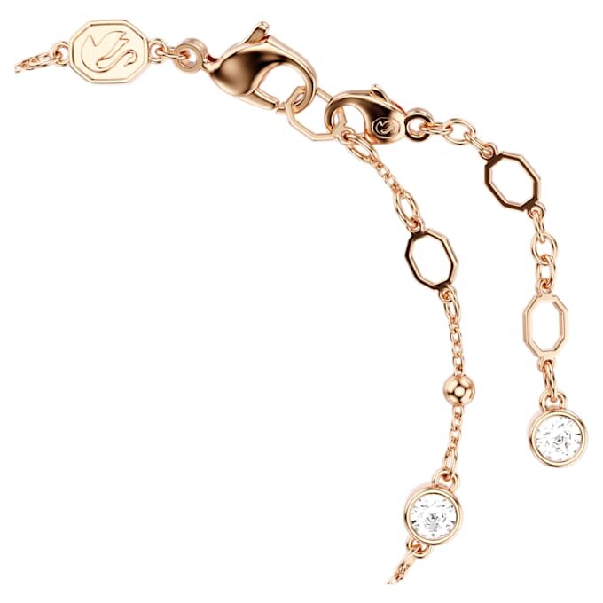 Pulseira Imber com corte redondo, branca, banhada a ouro rosa Pulseira Imber com corte redondo, branca, banhada a ouro rosa