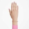 Pulseira Matrix com corte baguete, forma octogonal, cor-de-rosa, banhada a ouro Pulseira Matrix com corte baguete, forma octogonal, cor-de-rosa, banhada a ouro