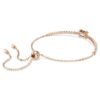 Pulseira Matrix com cortes mistos, branca, banhada a ouro rosa Pulseira Matrix com cortes mistos, branca, banhada a ouro rosa