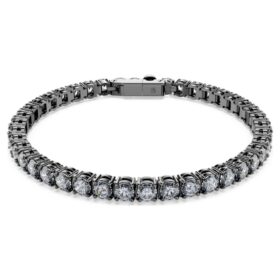 pulseira matrix tennis com corte redondo cinzenta banhada a rutnio 2 280x280 - Pulseira Matrix Tennis com corte redondo, cinzenta, banhada a rut&eacute;nio
