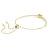 Pulseira Matrix Tennis com cortes mistos, caramelo, banhada a dourado Pulseira Matrix Tennis com cortes mistos, caramelo, banhada a dourado