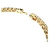 Pulseira Matrix Tennis, corte redondo, branca, banhada a ouro Pulseira Matrix Tennis, corte redondo, branca, banhada a ouro