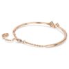 Pulseira Mesmera com cortes mistos, branca, banhada a ouro rosa Pulseira Mesmera com cortes mistos, branca, banhada a ouro rosa
