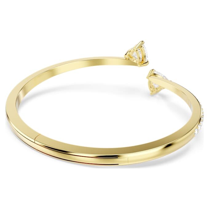 Pulseira Mesmera em forma de coração, branca, banhada a ouro Pulseira Mesmera em forma de coração, branca, banhada a ouro
