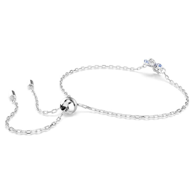 Pulseira Mágica Anjo, Azul, banhada a ródio Pulseira Mágica Anjo, Azul, banhada a ródio