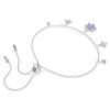Pulseira Mágica Floco de Neve, Azul, banhada a ródio Pulseira Mágica Floco de Neve, Azul, banhada a ródio