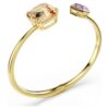 Pulseira Millenia com corte octogonal, multicolorida, banhada a ouro Pulseira Millenia com corte octogonal, multicolorida, banhada a ouro