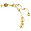 Pulseira Millenia com cristais de corte octogonal, cor caramelo, banhada a dourado Pulseira Millenia com cristais de corte octogonal, cor caramelo, banhada a dourado