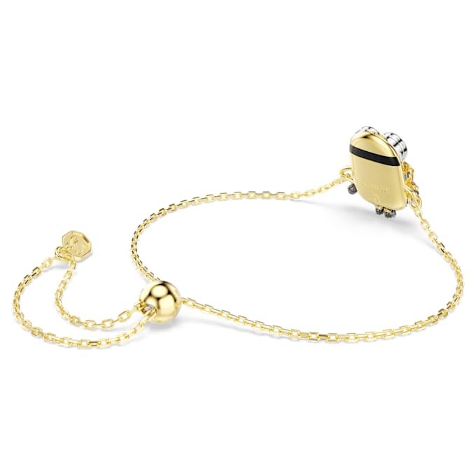 Pulseira Minions Bob Pavé, Multicolorida, com banho dourado Pulseira Minions Bob Pavé, Multicolorida, com banho dourado