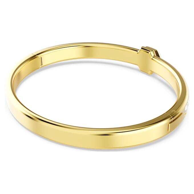 Pulseira Numina com corte redondo, branca, banhada a dourado Pulseira Numina com corte redondo, branca, banhada a dourado
