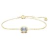Pulseira octogonal com diamantes cultivados em laboratório, 0,5 ct no total, forma octogonal, ouro amarelo de 14K