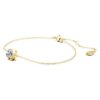 Pulseira octogonal com diamantes cultivados em laboratório, 0,5 ct no total, forma octogonal, ouro amarelo de 14K