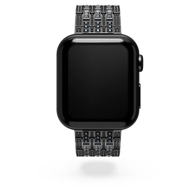 Pulseira Princess para Apple Watch® 40 mm e 41 mm, preta, acabamento preto Pulseira Princess para Apple Watch® 40 mm e 41 mm, preta, acabamento preto