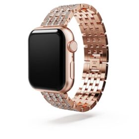 Pulseira Princess para Apple Watch® 40 mm e 41 mm, tom ouro-rosa, acabamento em tom ouro-rosa