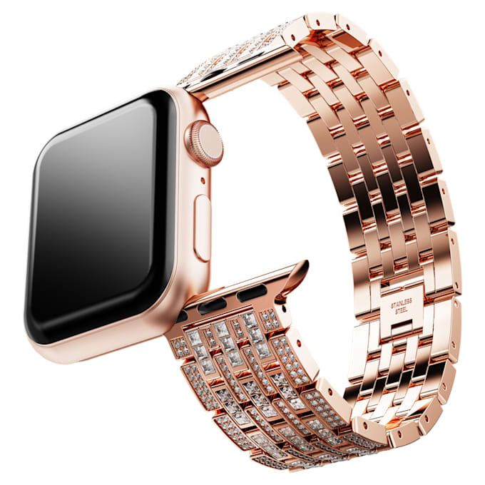 Pulseira Princess para Apple Watch® 40 mm e 41 mm, tom ouro-rosa, acabamento em tom ouro-rosa Pulseira Princess para Apple Watch® 40 mm e 41 mm, tom ouro-rosa, acabamento em tom ouro-rosa