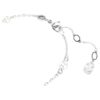 Pulseira Serpente com Pérola de Cristal, Cortes Mistos, Ano da Serpente, Branca, Banhada a Ródio Pulseira Serpente com Pérola de Cristal, Cortes Mistos, Ano da Serpente, Branca, Banhada a Ródio