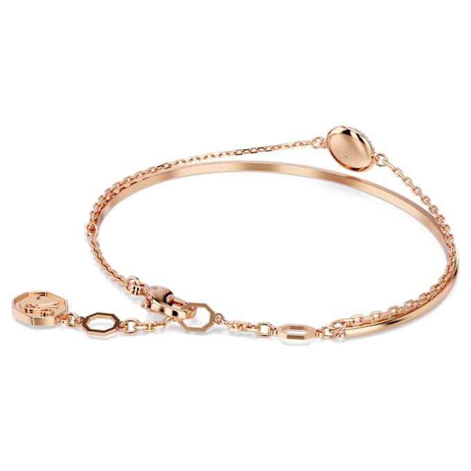 Pulseira Sublima Branca, banhada a ouro rosa Pulseira Sublima Branca, banhada a ouro rosa