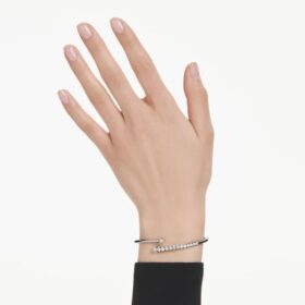 Pulseira Sublima Branca, banhada a ruténio