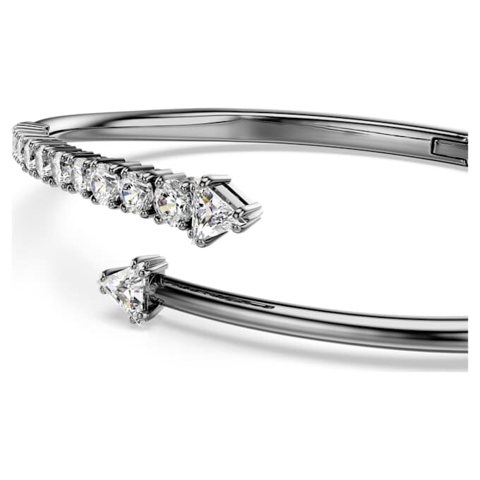 Pulseira Sublima Branca, banhada a ruténio Pulseira Sublima Branca, banhada a ruténio