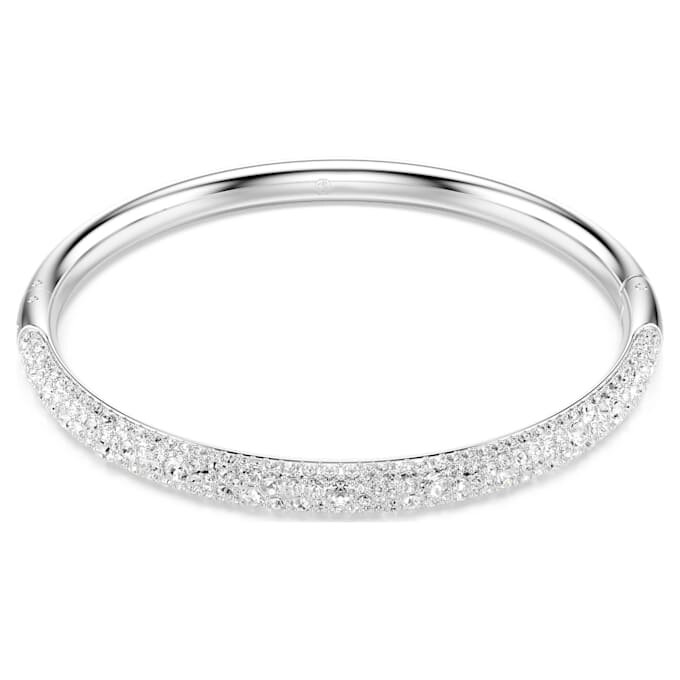 Pulseira Sublima Snow Pavé, Branca, Banhada a Ródio Pulseira Sublima Snow Pavé, Branca, Banhada a Ródio