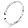 Pulseira Sublima Snow Pavé, Branca, Banhada a Ródio Pulseira Sublima Snow Pavé, Branca, Banhada a Ródio