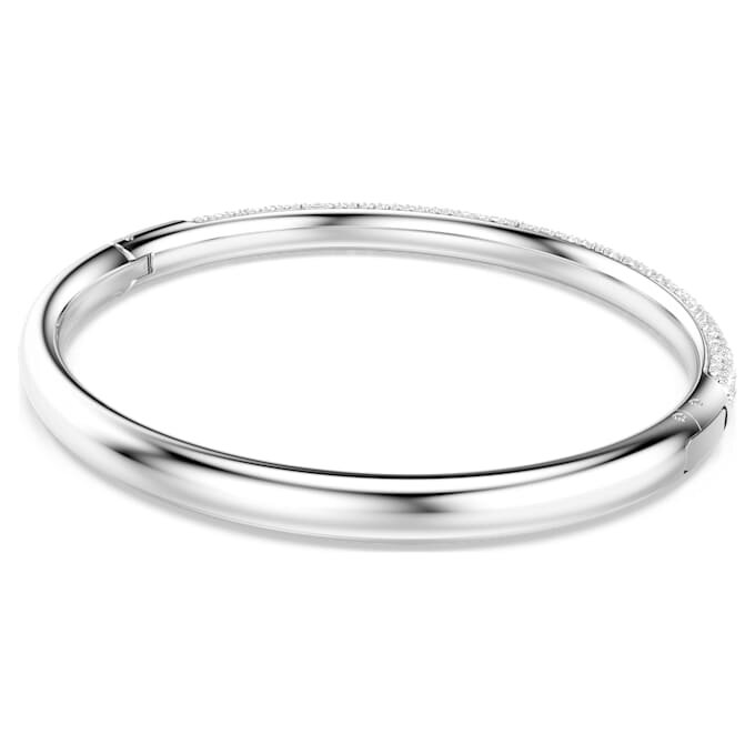 Pulseira Sublima Snow Pavé, Branca, Banhada a Ródio Pulseira Sublima Snow Pavé, Branca, Banhada a Ródio