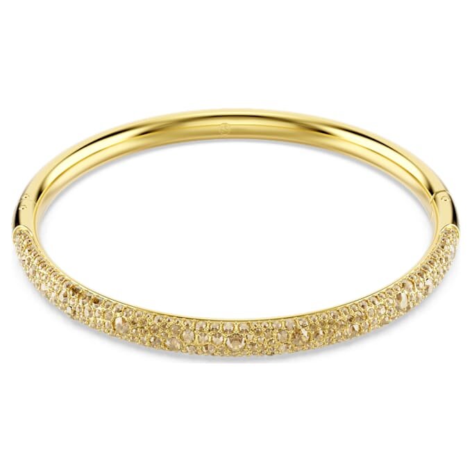 Pulseira Sublima Snow Pavé, tom dourado, banhada a ouro Pulseira Sublima Snow Pavé, tom dourado, banhada a ouro