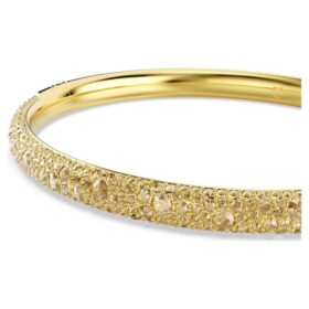 Pulseira Sublima Snow Pavé, tom dourado, banhada a ouro