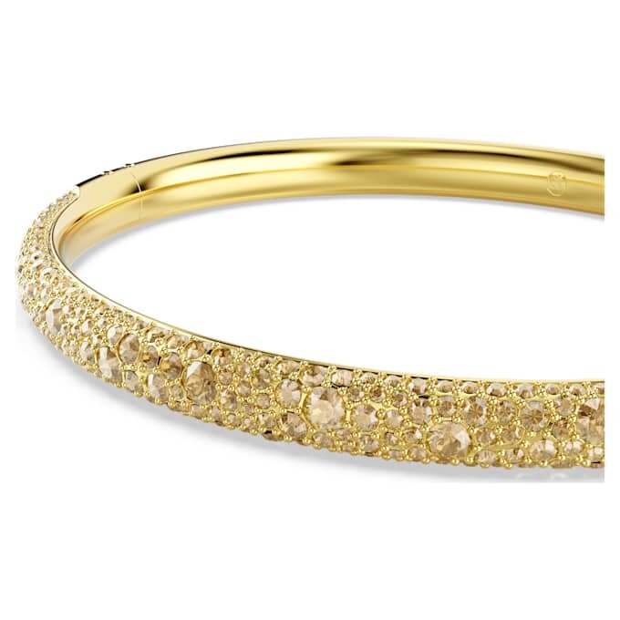 Pulseira Sublima Snow Pavé, tom dourado, banhada a ouro Pulseira Sublima Snow Pavé, tom dourado, banhada a ouro